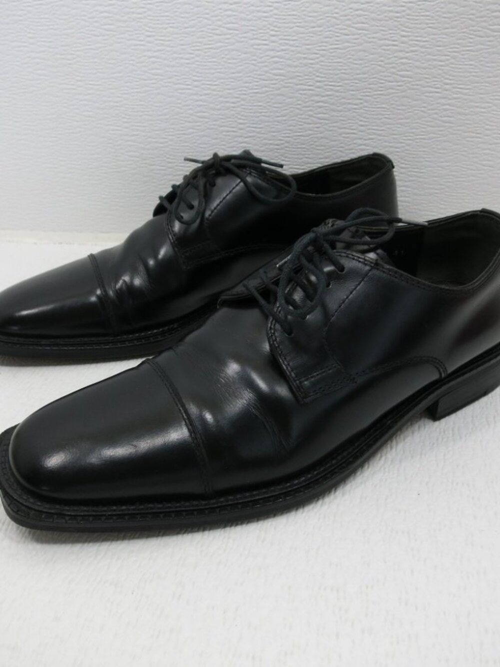 George Hogg Cap Toe Polished Leather Dress Men's Oxfords Footwear Shoes Sz 41